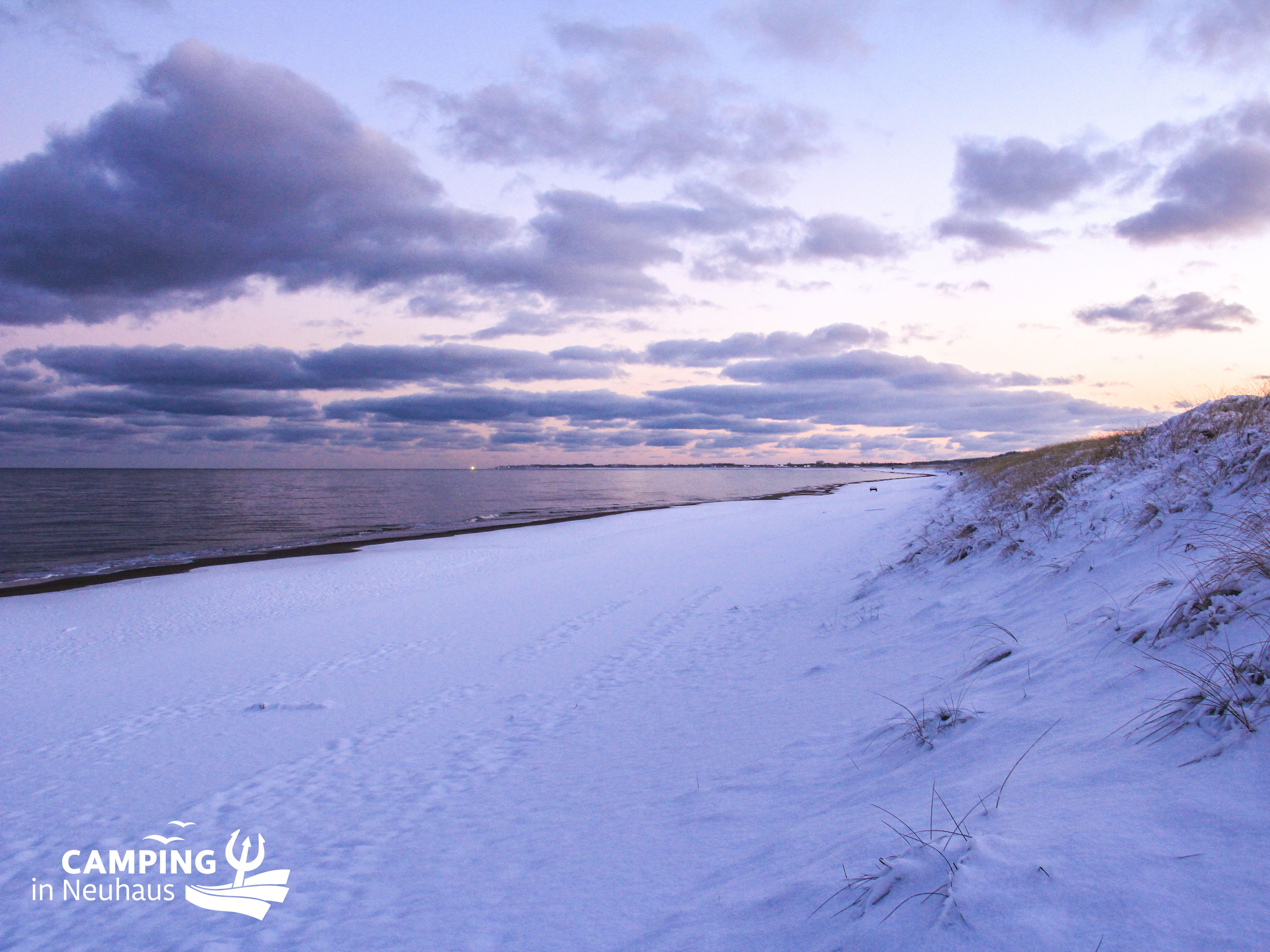 Winterlicher Strand in Neuhaus / Dierhagen