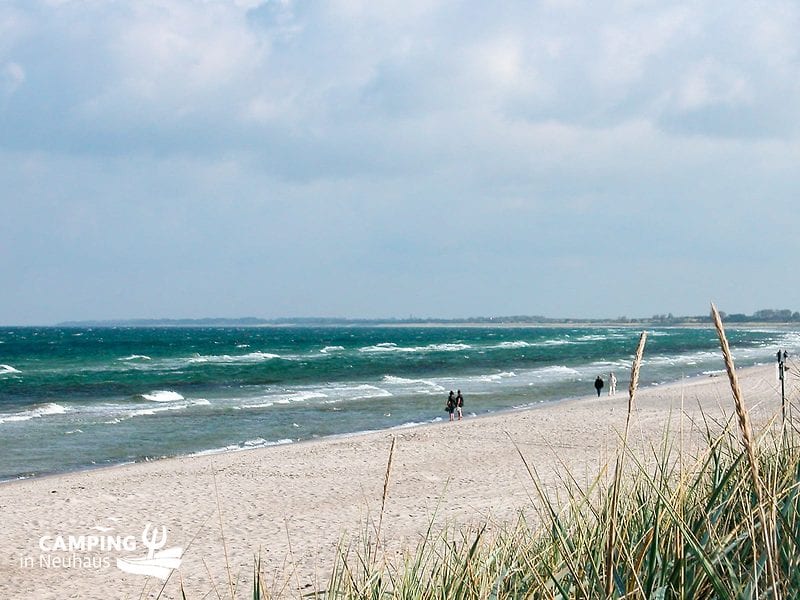 Herbstlicher Blick auf dem Strand in Neuhaus / Dierhagen