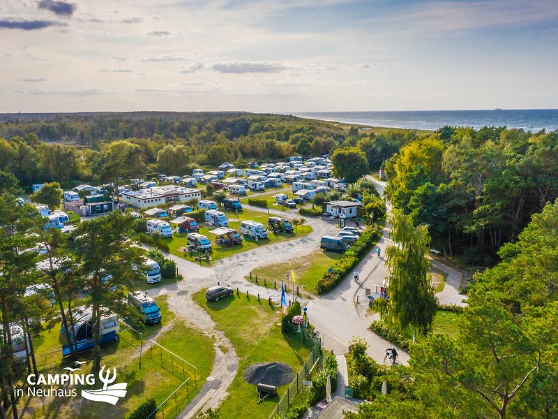 Camping in Neuhaus and the Baltic Sea