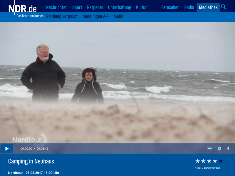 Camping in Neuhaus im Fernsehen