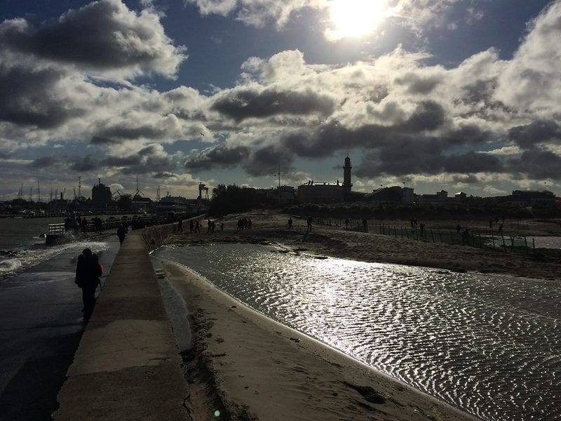 Sturm Herwart in Warnemünde 4