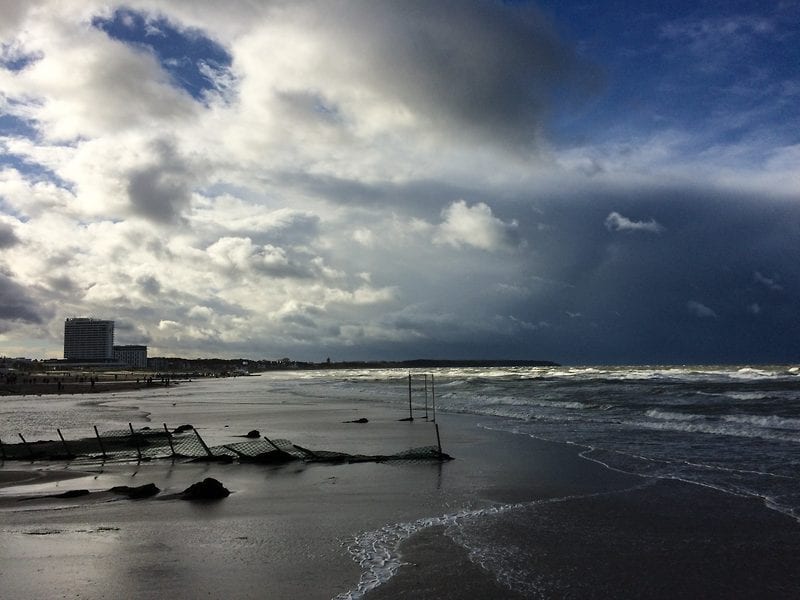 Sturm Herwart in Warnemünde 5
