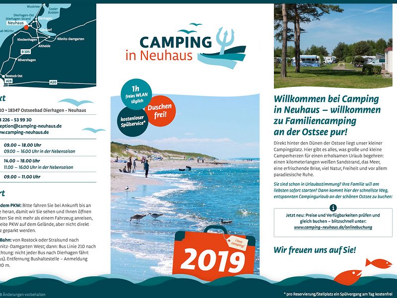 Vorschau Flyer 2019 Camping in Neuhaus