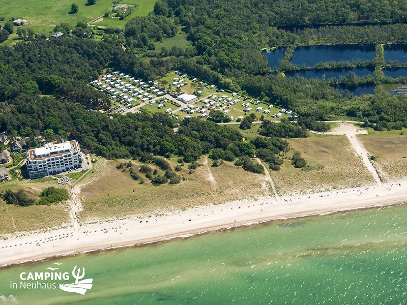 Luftbild von Camping in Neuhaus