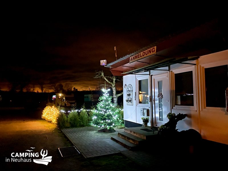 Weihnachtsstimmung auf Camping in Neuhaus