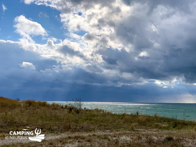 Ein Lickblick über der Ostsee