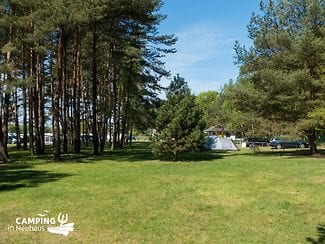 Zelterwald und Zeltbereich von Camping in Neuhaus