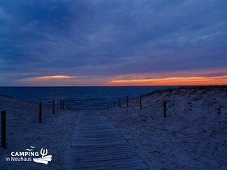 Abendstimmung am Strand in Neuhaus